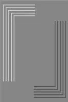 GREC-Innenteppich 120 x 180 cm – Grau