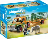 PLAYMOBIL 6937 - Rangergeländewagen mit Anhänger