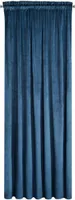 Eurofirany ROSA Vorhang 135x300 Kräuselband Marineblau