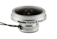 0.2x Minadax Fisheye Handylinse fuer Smartphone und Handys mit Magnetsystem 23mm - geeignet fuer fast alle Kamerahandys