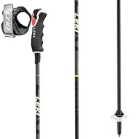 Lyžiarske palice LEKI Carbon 11 3D Black Black 135 cm