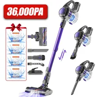 Aiibot Akku Staubsauger,36000Pa Staubsauger Kabellos,500W ,2200 mAh,50 min,8 in 1 akkustaubsauger ,5-in-1 Filtersystem,1.6L