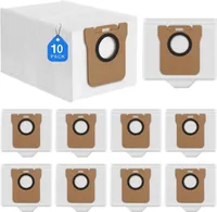 10 Stück Staubbeutel für Dreame L10s Ultra / L20 Ultra / L10 Ultra/Xiaomi X10+ Saugroboter, Staubsaugerbeutel Ersatz Beutel Zubehörset Ersatzteile,3L großer Kapazität