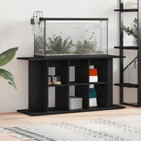 vidaXL Akvarijní stojan černý dubový vzhled 120x40x60 cm materiál na bázi dřeva