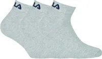 Fila F9300 Quarter 3-Pack Grey 35-38 Fitness ponožky