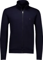 Tommy Hilfiger Weste dunkelblau einfarbig Baumwolle
