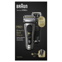 Braun Series 9 Pro+ 9525s Wet & Dry Foil Trimmer Metallic