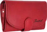 Benthill Damen Geldbörse Echt Leder - Portemonnaie mit RFID Schutz - Portmonee viele Kartenfächer - Echtleder Vintage Damenbörse inkl. Geschenkbox