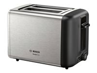 Bosch TAT3P420 Toaster 2 Scheibe(n) Schwarz, Edelstahl 970 W