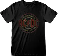 AC/DC - Tričko "Est. 1973" pre mužov/dámy Uni RO857 (XL) (Black)