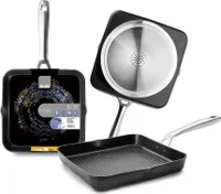 Ibili Titan 28 Cm Grillpfanne Silber  Silber One Size