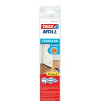 Dveřní těsnicí lišta tesamoll® 5433 délka1000xvýška37mm bílá f.hladká BD TESA