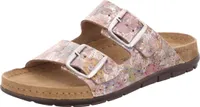 Rohde Damen Pantolette Leder Schnalle Muster Rodigo-D 5861, Größe:39 EU, Farbe:Beige