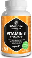 Vitamaze Witamina B-Complex w wysokiej dawce, tabletki wegańskie, 180 tabletek