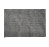 Badematte, Bodenmatte, Schmutzfangmatte, Sauberlaufmatte, Fußmatte, Türmatte, 53x86 cm, grau