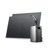 ECOFLOW STREAM Pro 1,92kWh mit 2 × 400 W Starres Solarpanels, 3 MPPT 2300W Solareingang, All-in-One Stromspeicher mit Wechselrichter