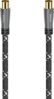 Hama koaxiální kabel 3 m koaxiální černý, šedý