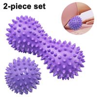 Massagebälle, Igelbälle Set, Massageball Set mit Noppen, Triggerpunkt Massage myofasziale Bälle, Halloween Geschenk, Gymnastikball, Lacrosse Ball, Fitness Noppenball,