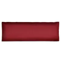 vidaXL Tapicerowana poduszka pod plecy w kolorze czerwonego wina 120 x 40 x 10 cm