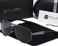 POLARISIERTE BRILLE UV400 AVIATOR POLARSKY mit Satz