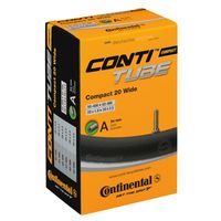 Continental Schlauch Conti Tube Compact 20 Wide  Autoventil Schrader Ventil 34 mm