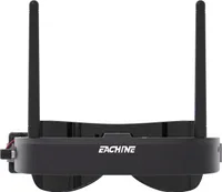 Eachine EV100 720 * 540 5,8G 72CH FPV okuliare s dvojitou anténou Ventilátor 7,4V 1000mAh batéria pre RC dron - čierna