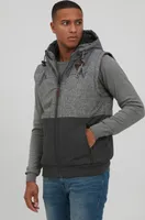 INDICODE IDLecter Herren Weste Outdoor-Weste mit Kapuze