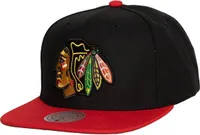 Kšiltovka Mitchell & Ness snapback Chicago Blackhawks NHL Team 2 Tone snapback black red - UNI