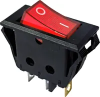 Kippschalter 3-Kontakt 1-Polig beleuchtet 250V 125V 20A Ein/Aus Wippenschalter
