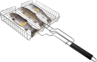 Orion Abschließbarer Stahlrost zum Grillen Grillrost Grillgitter Grillen, 61 x 32 cm