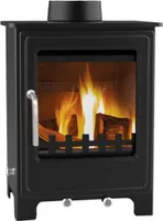 EEK A Kleiner Kaminofen Z04, externe Zuluft, Holz&Kohle + dauerbrandf. – 4,1 kW