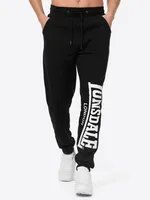 Pánské tepláky regular fit LOGO LARGE Black 4XL Lonsdale