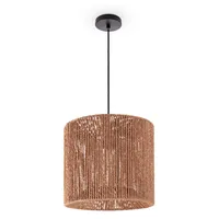 Pendelleuchte Esstisch Papier Boho Hängelampe Esszimmer Lampe E27 Rattan