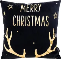 Weihnachts-Rentier Dekokissen | 45 x 45 cm | Baumwolle/Polyester