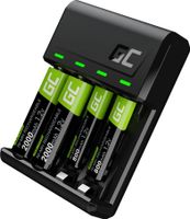 Green Cell Vitalcharger - Ładowarka Do Akumulatorów + Baterie 2Xaa 2000Mah 2Xaaa 800Mah