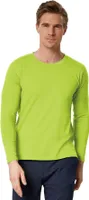 Langarm-Shirt Männer - hellgrün, L