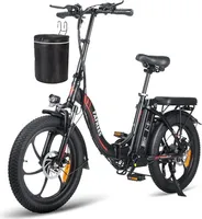 Fafrees F20 e Bike Faltrad 20 Zoll Fat Bike 250 W 25 km/h, City ebike Männer Frauen 36 V 16 Ah Akku, Elektrofahrräder Reichweite bis zu 60-130 km
