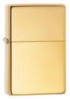 ZIPPO - Vintage - Brass High Polished Gold Poliert Sturmfeuerzeug nachfüllbar Benzin Edel Luxus 60005974