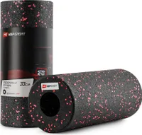 Masážní válec EPP prázdný 33cm červený, automasáž, vodotěsný materiál