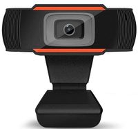 Webkamera Webcamera Webová kamera s mikrofónom Stereo korekcia svetla Webová kamera  USB HD FaceTime Zoom Počítač PC Laptop Windows Mac čierna Retoo
