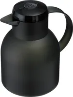 emsa Isolierkanne SAMBA 1 Liter Quick Press, Farbe transluzentes Schwarz