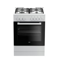 Beko FSE62110DW Küchenherd Freistehender Kocher Weiß Gaskochfeld A