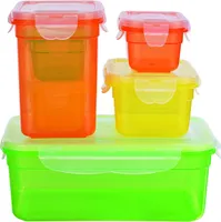 Frischhaltedosen Klick-it 12tl Plastik Brotdose Lunchbox Aufbewahrung Mikrowelle