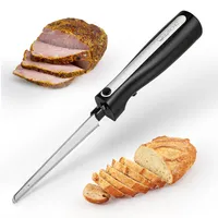 Clatronic elektrisches Messer für präzises Schneiden aller Lebensmittel inkl. Gefriergut | mit Geräusch- & vibrationsarmen Lauf | Küchenmesser mit Aufbewahrungsbox | 120W | EM 3702