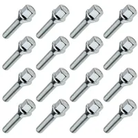 16x Radschraube, M12x1.50, Gewindelänge: 26mm, Kegelbund, SW17