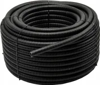 Wellschlauch mit Führungsrohr für Kabel 16mm 50m schwarz