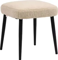 Homcom HOMCOM Fußhocker mit Stahlbeinen 838-336V00