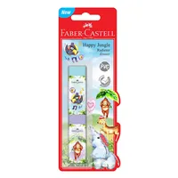 2 FABER-CASTELL Radiergummis Happy Jungle