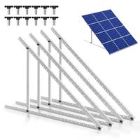 Yakimz 41" (104cm) Solarpanel-Neigungshalterungen mit einstellbarem Winkel für Boot, Wohnmobil, Dach, Off-Grid-System (41-Zoll-Lange)