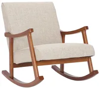 BHM Germany Hojdacie kreslo Morelia, textil, krémová